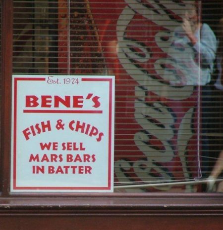 deep fried mars bars in edinburgh